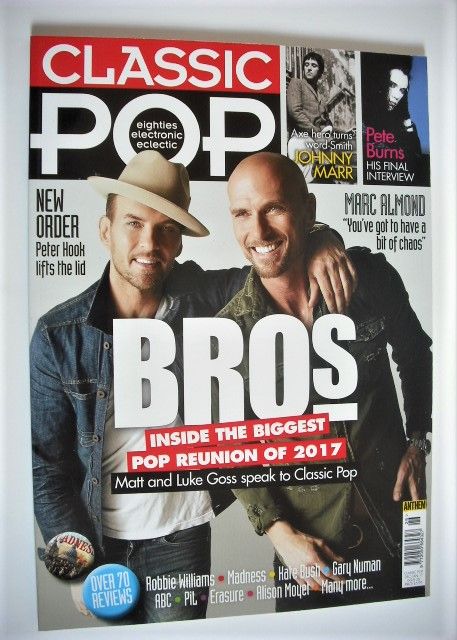 <!--2016-12-->Classic Pop magazine - Bros cover (December 2016/January 2017