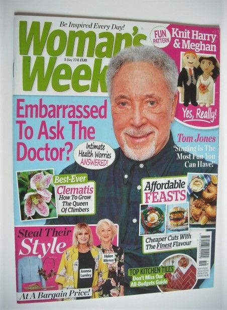 Woman's Weekly magazine (8 May 2018 - Tom Jones cover)
