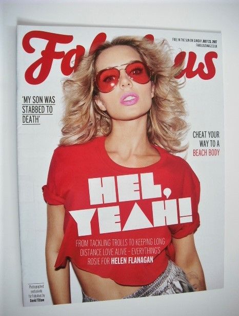 Fabulous magazine - Helen Flanagan cover (23 July 2017)