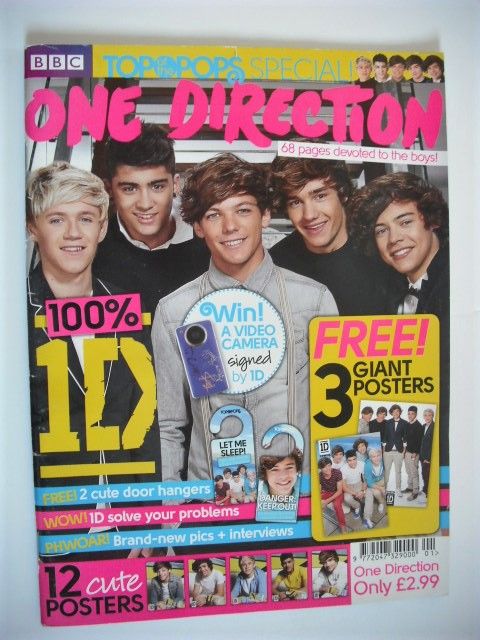 <!--2011-08-->Top Of The Pops magazine - One Direction cover (August 2011 -