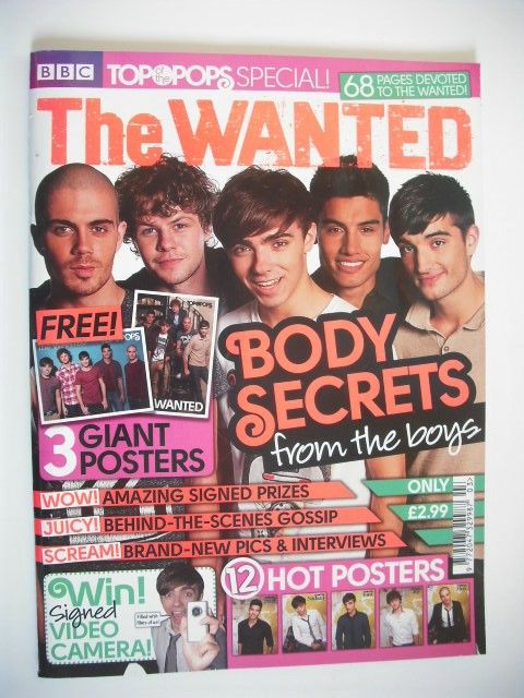 <!--2012-01-->Top Of The Pops magazine - The Wanted cover (January 2012 - S