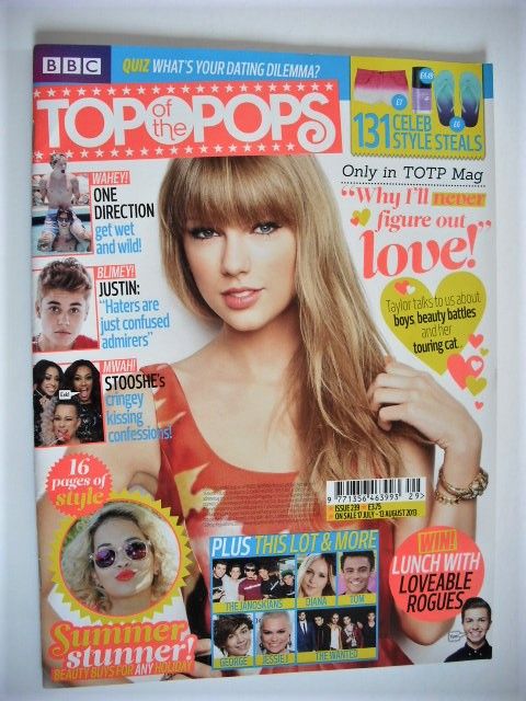 Top Of The Pops magazine - Taylor Swift cover (17 July - 13 August 2013)