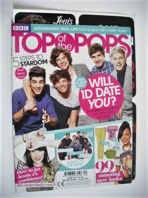 Top Of The Pops magazine - One Direction cover (16 May - 12 June 2012)