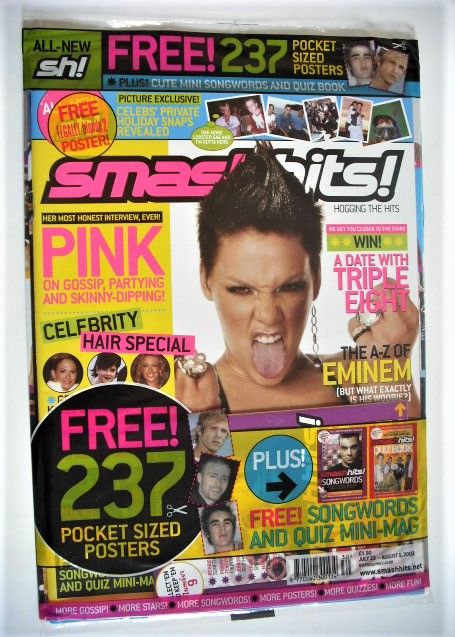 <!--2003-07-23-->Smash Hits magazine - Pink cover (23 July - 5 August 2003)