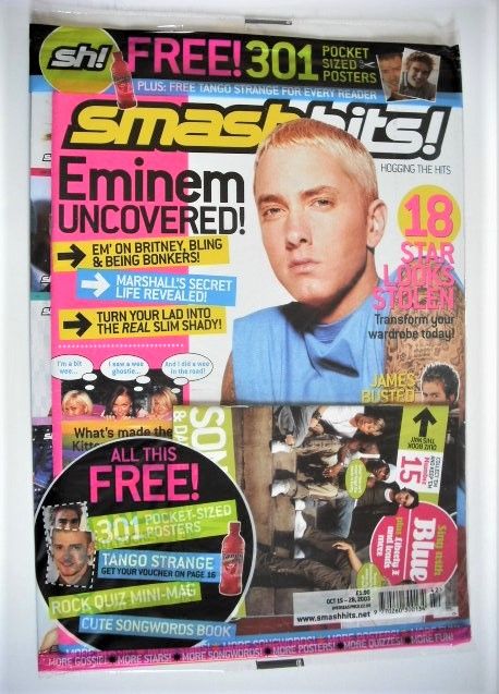 Smash Hits magazine - Eminem cover (15-28 October 2003)
