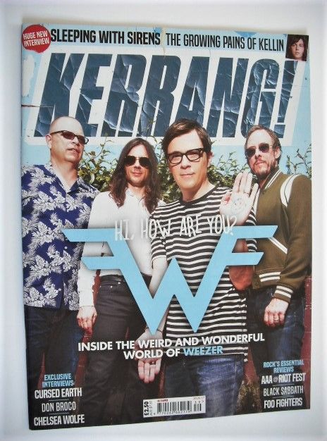 Kerrang magazine - Weezer cover (30 September 2017 - Issue 1690)