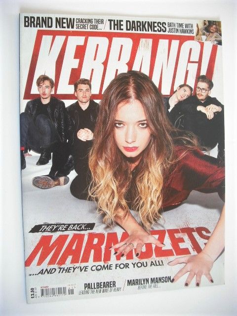<!--2017-10-14-->Kerrang magazine - Marmozets cover (14 October 2017 - Issu