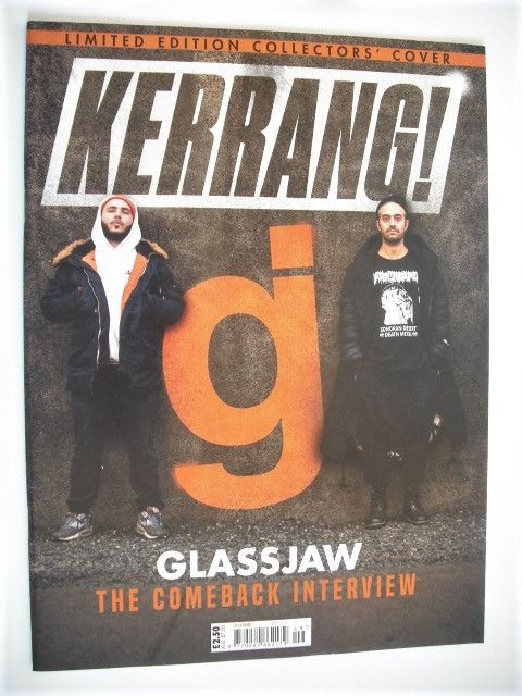 <!--2017-12-09-->Kerrang magazine - Glassjaw cover (9 December 2017 - Issue