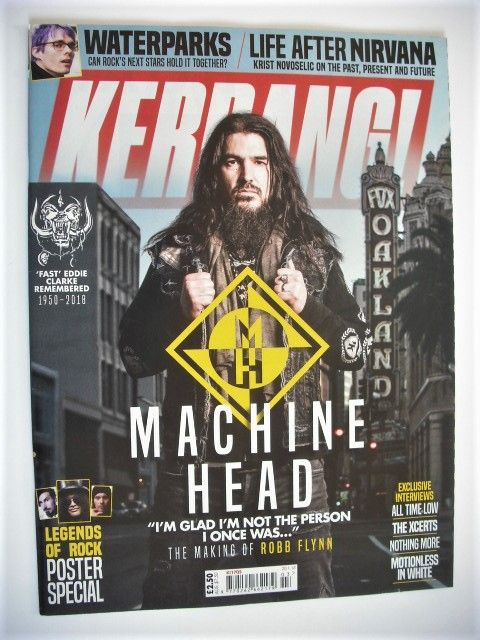 <!--2018-01-20-->Kerrang magazine - Machine Head cover (20 January 2018 - I
