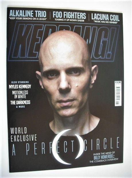 Kerrang magazine - A Perfect Circle cover (10 February 2018 - Issue 1708)