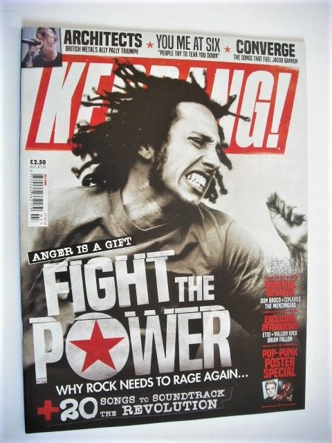<!--2018-02-17-->Kerrang magazine - Fight The Power cover (17 February 2018