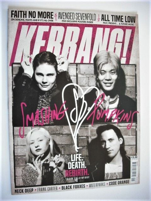 <!--2018-03-03-->Kerrang magazine - Smashing Pumpkins cover (3 March 2018 -