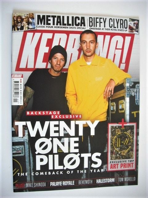 <!--2018-10-06-->Kerrang magazine - Twenty One Pilots cover (6 October 2018