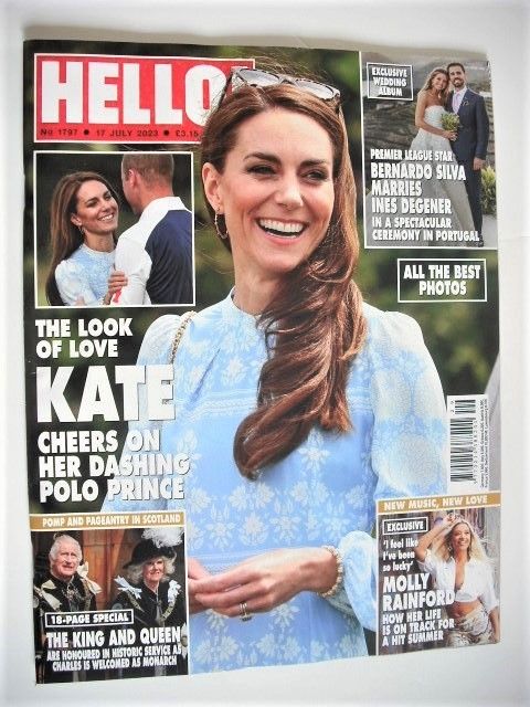<!--2023-07-17-->Hello! magazine - Kate Middleton cover (17 July 2023 - Iss