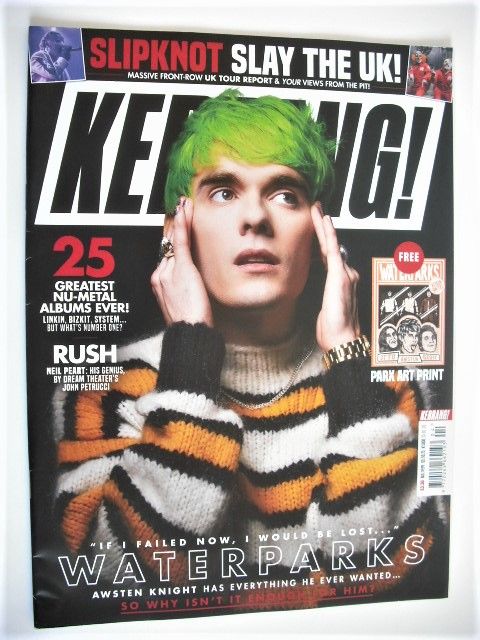 Kerrang magazine - Waterparks cover (25 January 2020 - Issue 1808)
