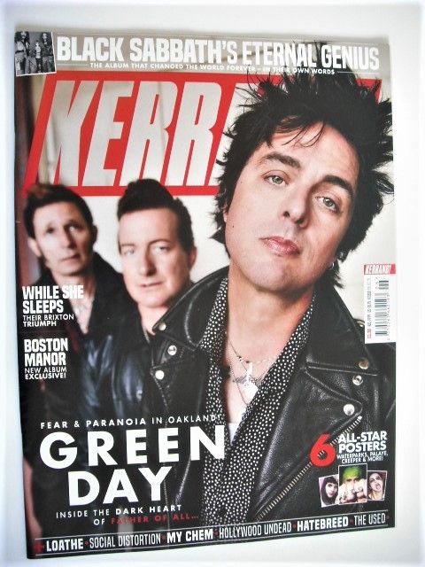 <!--2020-02-08-->Kerrang magazine - Green Day cover (8 February 2020 - Issu
