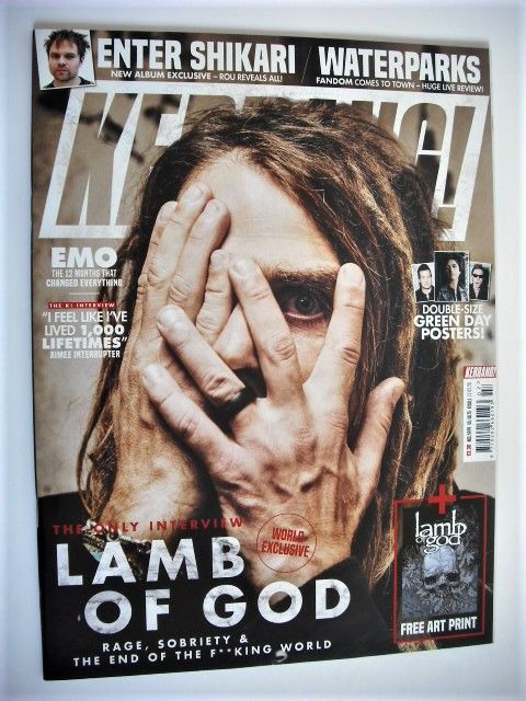 <!--2020-02-15-->Kerrang magazine - Lamb Of God cover (15 February 2020 - I