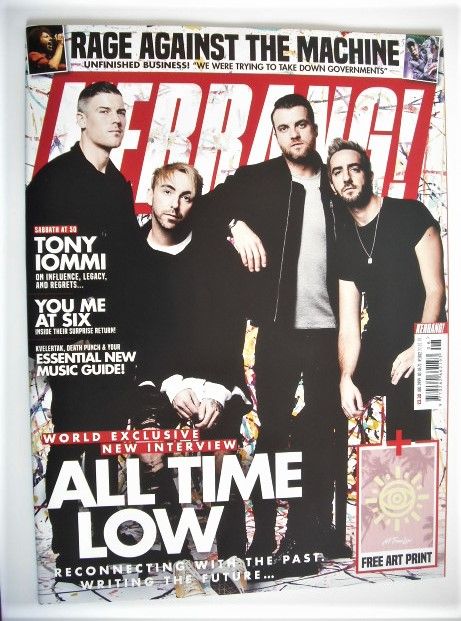 Kerrang magazine - All Time Low cover (22 February 2020 - Issue 1812)