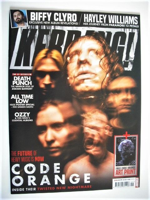 Kerrang magazine - Code Orange cover (29 February 2020 - Issue 1813)
