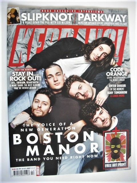 <!--2020-03-28-->Kerrang magazine - Boston Manor cover (28 March 2020 - Iss