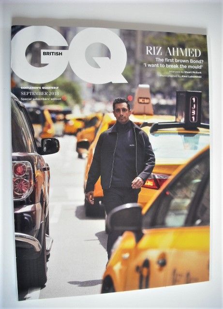 British GQ magazine - September 2018 - Riz Ahmed cover (Subscriber's Issue)
