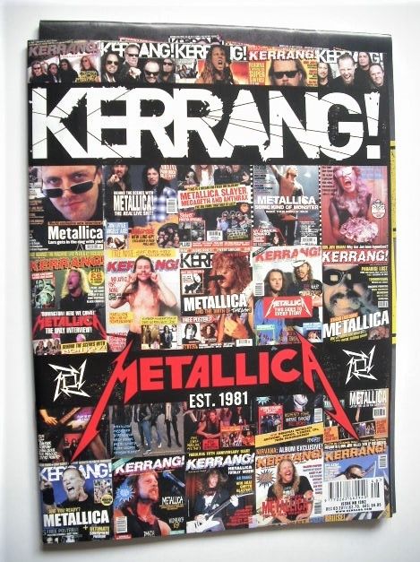 <!--2011-12-03-->Kerrang magazine - Metallica cover (3 December 2011 - Issu