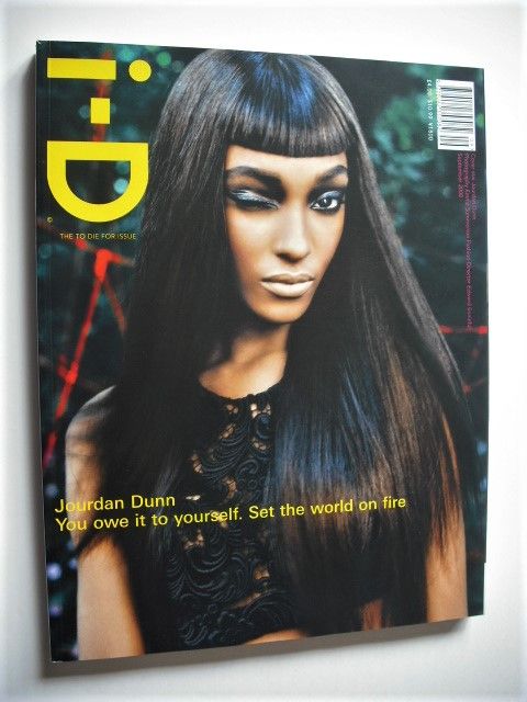 i-D magazine - Jourdan Dunn cover (September 2008)
