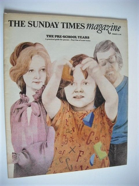 The Sunday Times magazine - The Pre-School Years cover (18 February 1973)