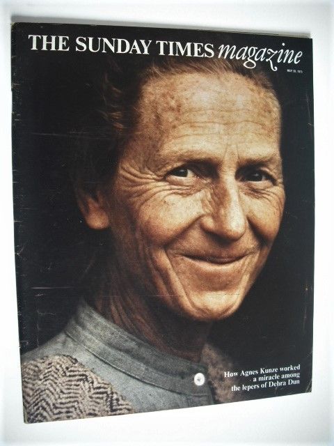 The Sunday Times magazine - Agnes Kunze cover (20 May 1973)