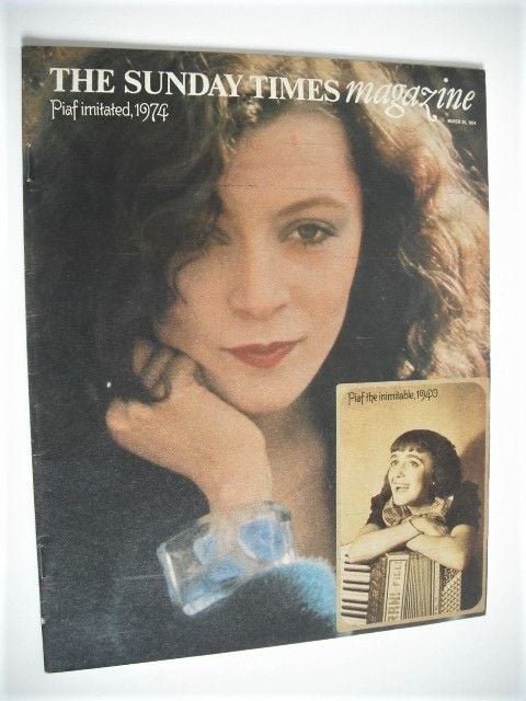 The Sunday Times magazine - Brigitte Ariel cover (24 March 1974)