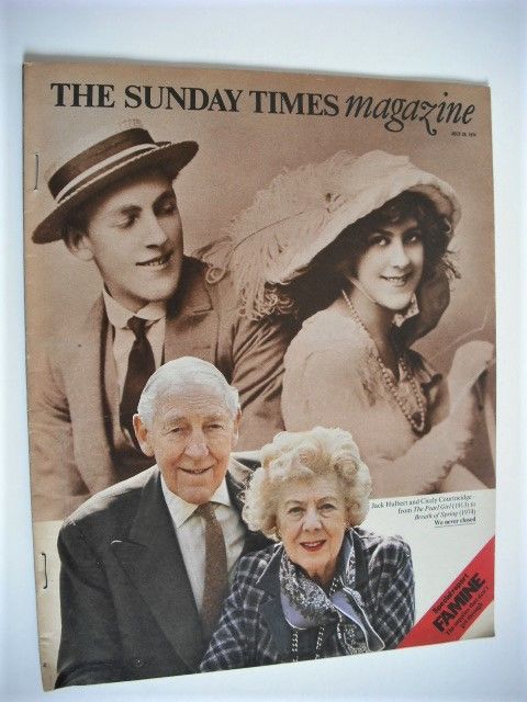 The Sunday Times magazine - Jack Hulbert and Cicely Courtneidge cover (28 July 1974)