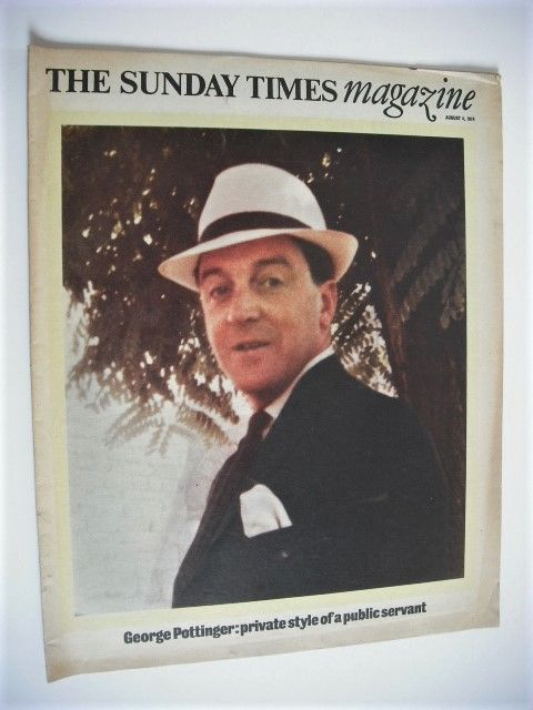 The Sunday Times magazine -George Pottinger cover ( 4 August 1974)