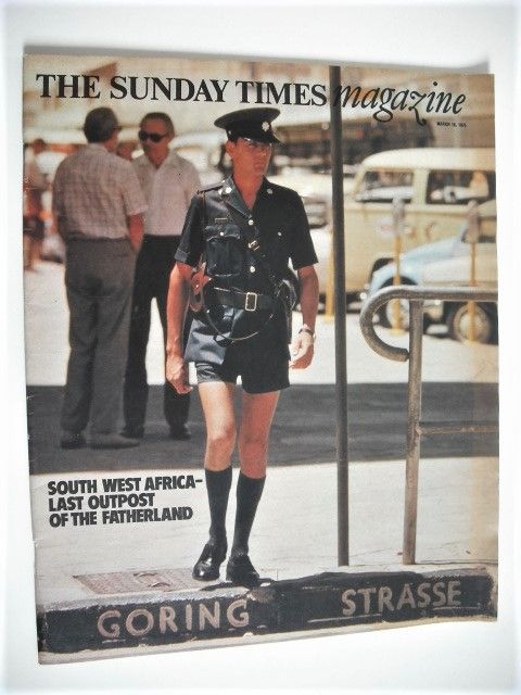 The Sunday Times magazine - South West Africa cover (16 March 1975)