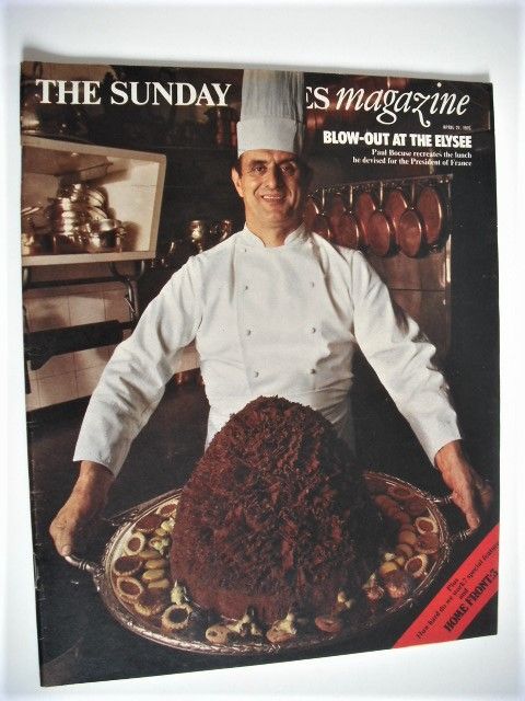 The Sunday Times magazine - Paul Bocuse cover (27 April 1975)