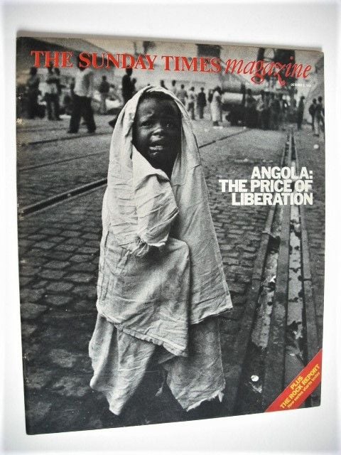 The Sunday Times magazine - Angola cover (5 October 1975)