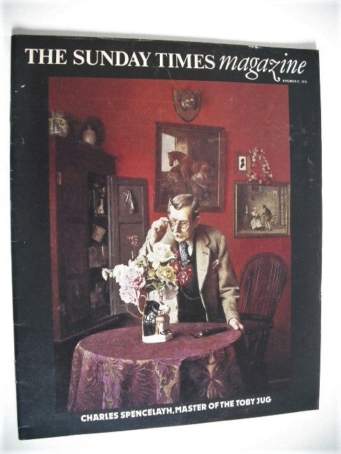 The Sunday Times magazine - Charles Spencelayh cover (21 November 1976)