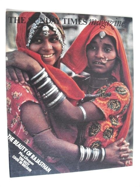 The Sunday Times magazine - Women of Rajasthan cover (3 April 1977)