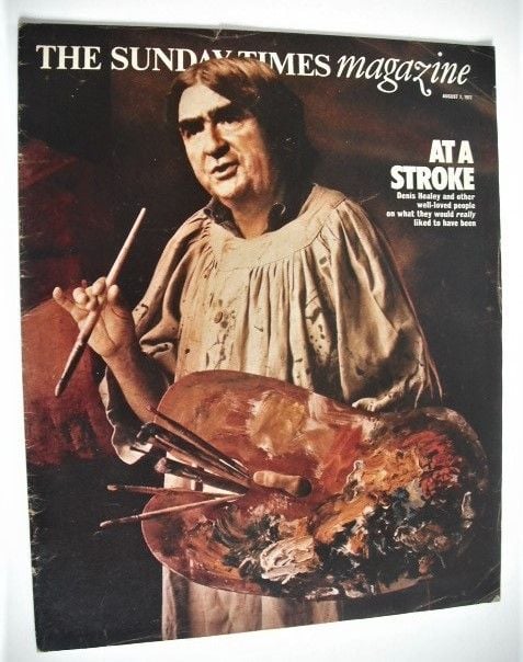 The Sunday Times magazine - At A Stroke cover (7 August 1977)