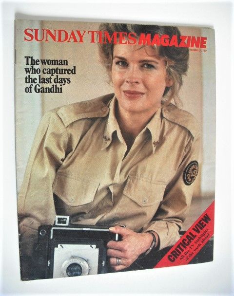 <!--1982-11-21-->The Sunday Times magazine - Candice Bergen cover (21 Novem