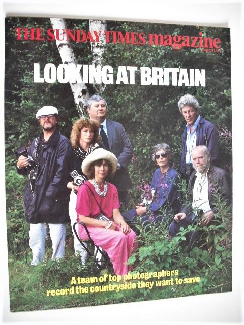 The Sunday Times magazine - Top Photographers cover (31 August 1986)