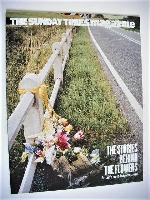 The Sunday Times magazine - The Stories Behind The Flowers cover (26 September 2004)