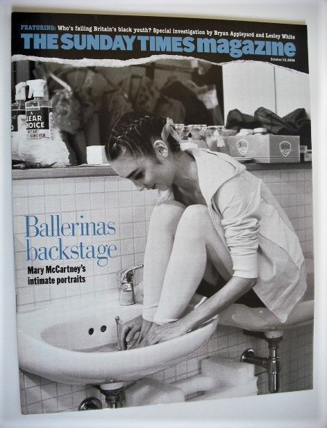 The Sunday Times magazine - Ballerinas Backstage cover (10 October 2004)