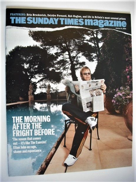 The Sunday Times magazine - Elton John cover (31 October 2004)