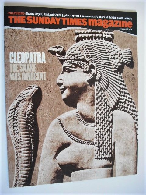 The Sunday Times magazine - Cleopatra cover (28 November 2004)