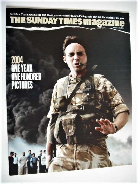 The Sunday Times magazine - 2004 One Year One Hundred Pictures cover (19 December 2004)
