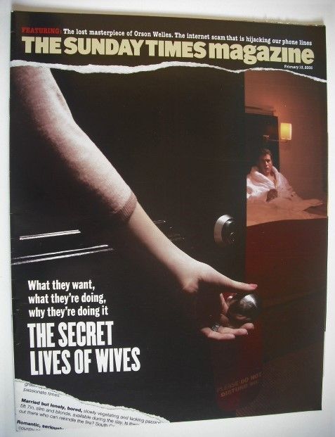 The Sunday Times magazine - The Secret Lives Of Wives cover (13 February 2005)