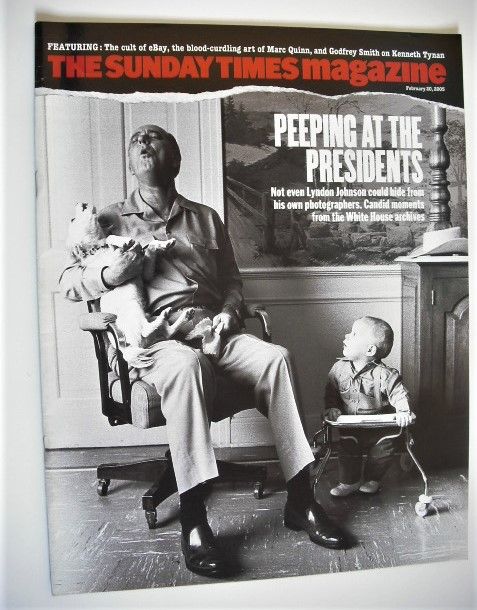 The Sunday Times magazine - Peeping At The Presidents cover (20 February 2005)