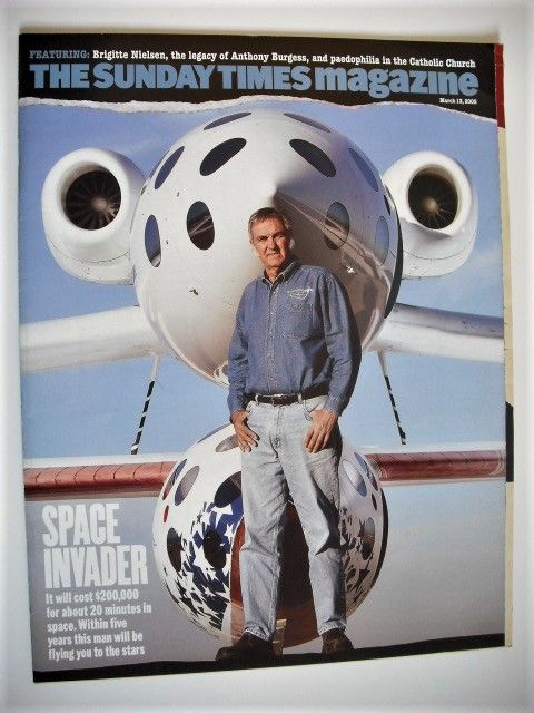 The Sunday Times magazine - Space Invader cover (13 March 2005)