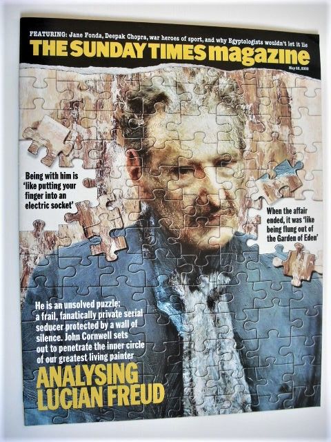 The Sunday Times magazine - Analysing Lucien Freud cover (22 May 2005)