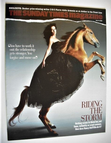 <!--2005-07-10-->The Sunday Times magazine - Nancy Dell'Olio cover (10 July